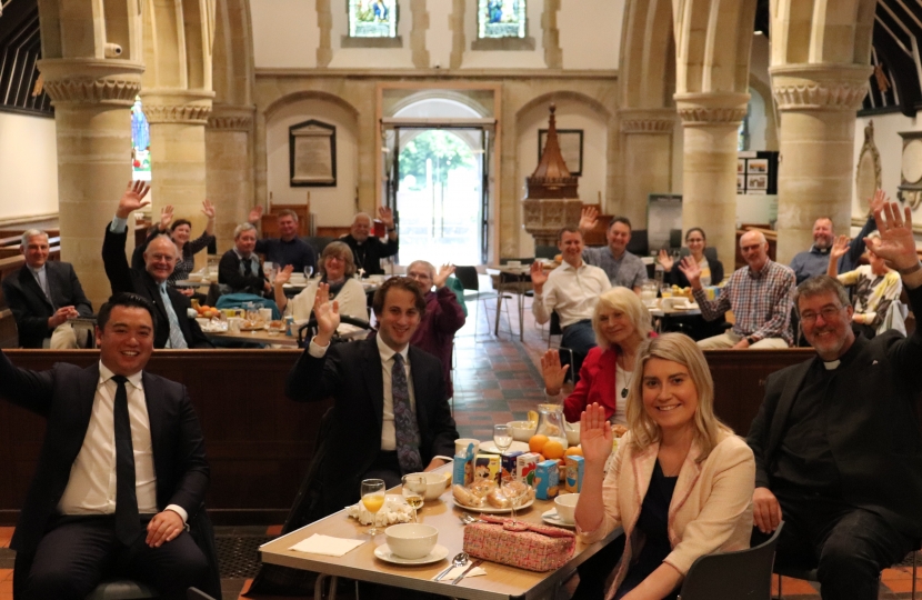 Alan Mak MP hosts the first Havant Prayer Breakfast with local church leaders