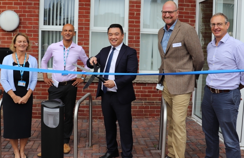 Alan Mak MP officially opened the new surgery in Emsworth