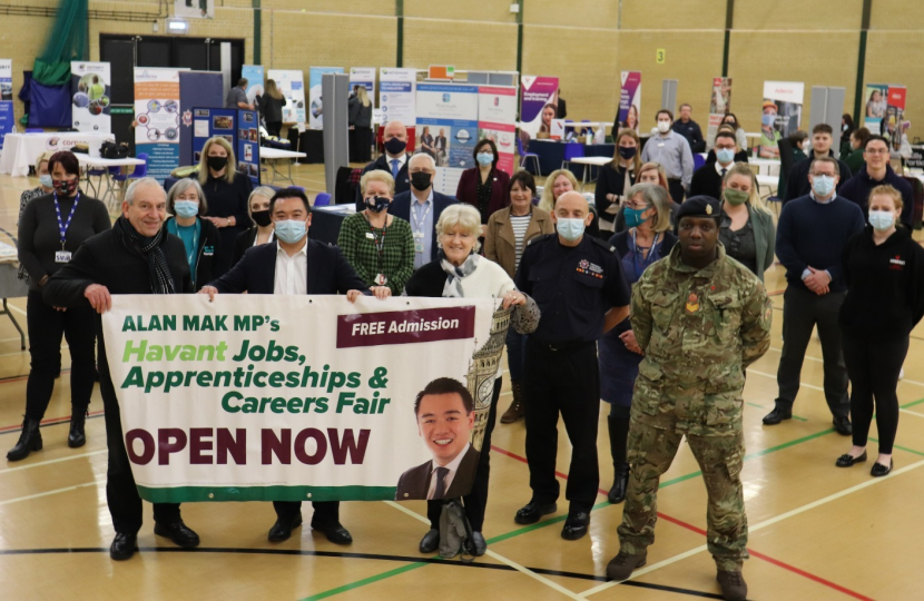 Alan and the 2021 Jobs, Apprenticeships and Careers Fair