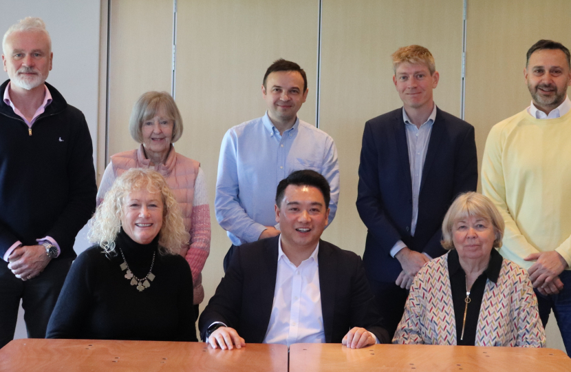 Local MP Alan Mak chairs meeting of local decision-makers to protect Langstone Mill Pond and the footpath