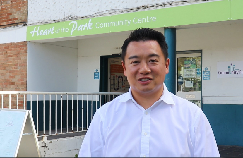 Local MP Alan Mak welcomes £119,500 Government grant funding for Leigh Park Community Centre site
