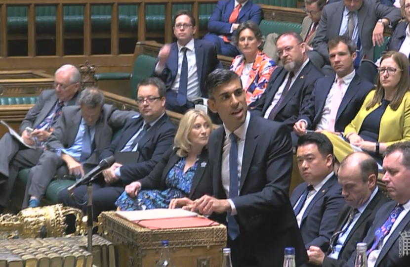 Local MP Alan Mak was on the front bench for the Chancellor's Statement