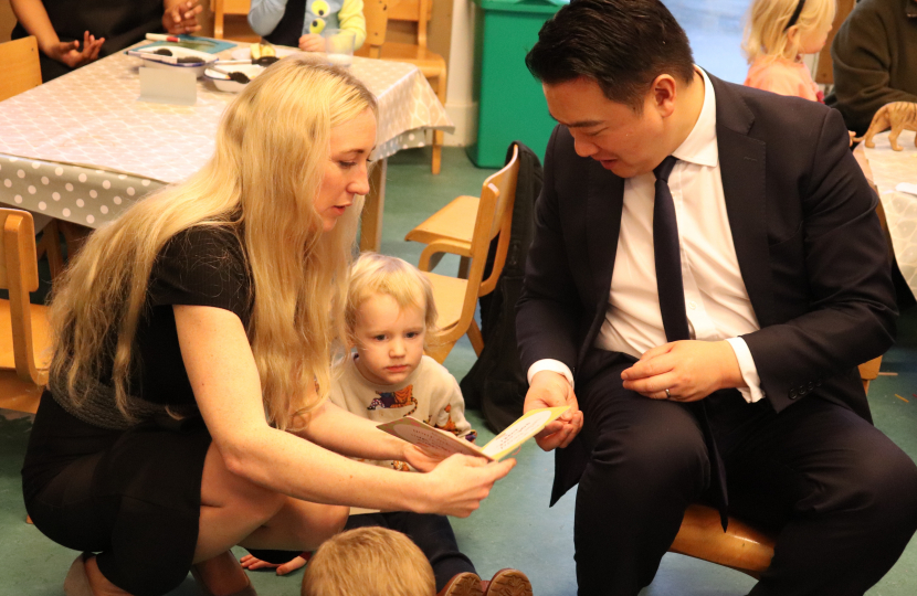 Local MP Alan Mak welcomes expansion of Government childcare support to help Havant Constituency working parents