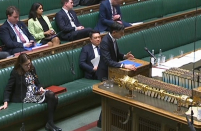 Local MP Alan Mak was in the House of Commons to hear the Chancellor’s Spring Statement