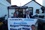 Picture 2: Alan Mak MP with Sue Treagust from the Emsworth Business Association 