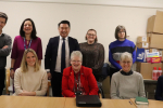 Local MP Alan Mak with participants of the latest meeting of the Hayling Island Health Forum.
