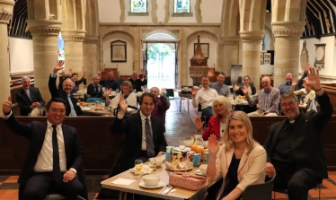 Alan Mak MP hosts the first Havant Prayer Breakfast with local church leaders