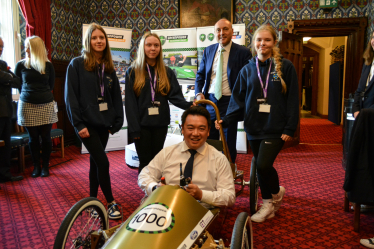 Local MP Alan Mak at the Greenpower Parliamentary event.