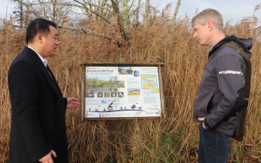 Local MP Alan Mak secures Natural England support for appropriate works at Langstone Mill Pond and surrounding area