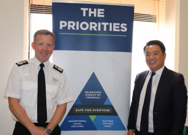Local MP Alan Mak backs new Hampshire Chief Constable's plan to get more bobbies back on the beat